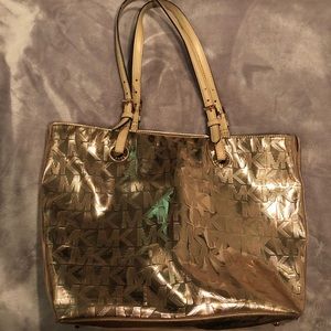 Michael Kors Rose Gold Mirror Tote 👜
